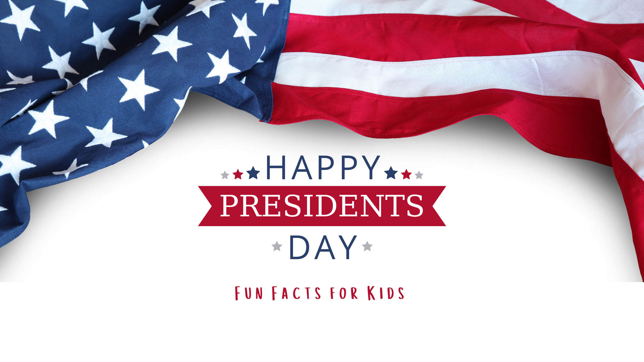 American Flag honoring President's Day