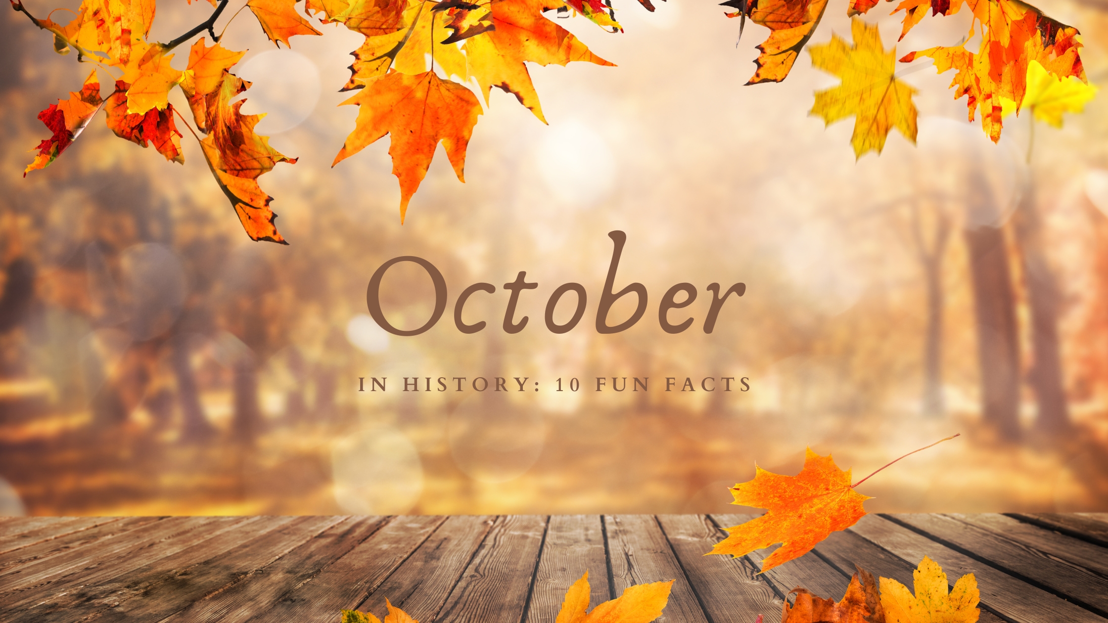 October Fun Facts Blog Cover